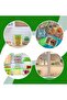 Set Of 17 Plastic Food Container With Lid Clear/Green - 4