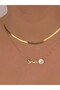 Smile Emoji Italian Chain Combination Necklace Set Steel Smile Non-Tarnish Gift Friend Necklace - 8