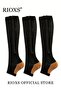 3 Pairs High Compression Socks for Mens and Womens Support Circulation Recovery Athletic Fit Running - 2