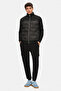 Mathias Black Zippered and Pocketed Scuba Fabric Standard Fit Men's Vest - 3