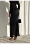 Sequienned Black Long Skirt - 4