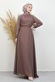 Semra Tesettür Dress Dusty Rose - 2