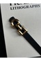 2-Piece Spire Interlocking Ring Pattern Women's Gold Buckle Belt Jacket Belt Dress Belt Trouser Belt - 3