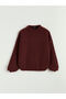 Crew Neck Oversize Women's Knitwear Sweater - 5