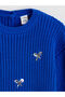 Timeless Clothing & Timeless Choices Zero Roba Collar Sequin Embroidered Girls' Knitwear Sweater - 6