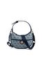 Gray - Navy - Claret Red Monogram Women's Shoulder Bag Sp1194 - 5