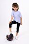 Girl's Printed Hooded Short Sleeve T-Shirt - 2