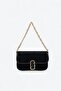 Black - Black Suede Women's Shoulder Bag Sp1171