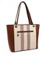 Cream - Tan Plaid Women's Shoulder Bag Sp1176 - 4