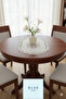 🆕   Lace Embroidery Look Pvc Runner Coffee Table Cabinet Cover/ Size: 40 cm X 83 cm - Oval - 2