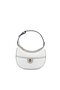 White - Women's Shoulder Bag with Gray Logo Sp1194