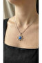 Enamel Zircon Stone Sun Necklace