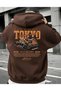 Unisex Men/Women Tokyo Star Colorful Custom Printed Cotton Oversize Hooded Sweatshirt