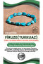Certified Turquoise Natural Stone Natural Cut Silver Bracelet with Silver Apparatus Odt046