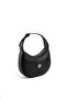 Black - Women's Shoulder Bag with Black Logo Sp1194 - 5