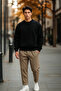 Men's Casual Trend Oversized Loose 3-Piece Sweater - 4