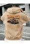Unisex Men/Women Tokyo Star Colorful Custom Printed Cotton Oversize Hooded Sweatshirt