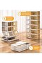 Foldable Shoe Storage: Stackable Organizer Set of 4, Stack1284 - 4