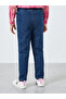 Whiskered Faded Elastic Waist Jeggings - 4
