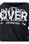 Men Black Graphic Print Pullover Hoodie - 4