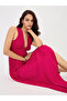 Hot Pink Smocked Sleeveless Maxi Dress - 6