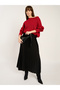 Red Lurex Knit Sweater - 6