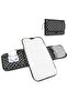Portable Diaper Changing Mat, Changing Pad Quatrefoil Pattern - Black - 6