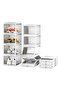 Foldable Shoe Storage: Stackable Organizer Set of 4, Stack1284