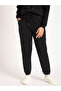 Women Black Fleece Joggers