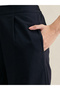 Black Cotton Straight Fit Pant - 6