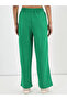 Green Straight Fit Fleece Trackpants - 3