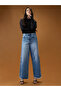Mid Rise Blue Denim Jeans
