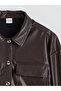 Leather-Look Girls' Shirt - 3