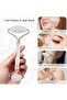Gua Sha & Jade Roller Stainless Steel Face Massage Tool Set - 5