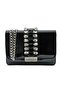 Stone Genuine Leather Women's Bag Z553 Black Patent Leather C Stone