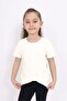 Girl's Crew Neck Short Sleeve Draped Stone T-Shirt
