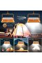 Solar LED Portable Work Light with Solar Panel, USB Rechargeable, 5 Modes - 6
