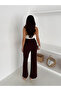 Stone Detailed Relaxed Fit Trousers - 7