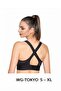 Wo&Gi Tokyo Zippered Shoulder Adjustable Cross Strap Shaping / Sculpting Sports and Surgery Bra - 3