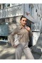 Stone Glitter Stylish Knitwear Cardigan - 4