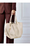 Pole Mini Wallet Detailed Hand and Shoulder Bag with Magnet Closure - 2