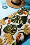 Digital Printing Beach Sea Towel Leaf Patterned Peshtemal Hvl0178 - 2
