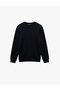 Regular Fit Long Sleeve Textured Basic Crew Neck Sweatshirt - 3