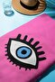 Digital Printing Beach Sea Towel Eye Patterned Peshtamal Hvl0199 - 2