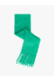 Soft Textured Tasseled Long Scarf