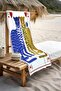 Digital Printing Beach Sea Towel Leopard Patterned Peshtamal Hvl0140 - 3