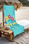 Digital Print Beach Sea Towel Pool Time Patterned Peshtamal Hvl0173 - 3