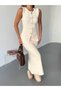 Gold Accessory Skirted Knitwear Set - 5