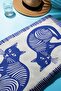 Digital Printing Beach Sea Towel Cat Patterned Peshtamal Hvl0129 - 2