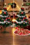 Christmas Ornament Decorative Red Christmas Tree Skirt Shawl – 60 cm Christmas Ornament Fabric - 5